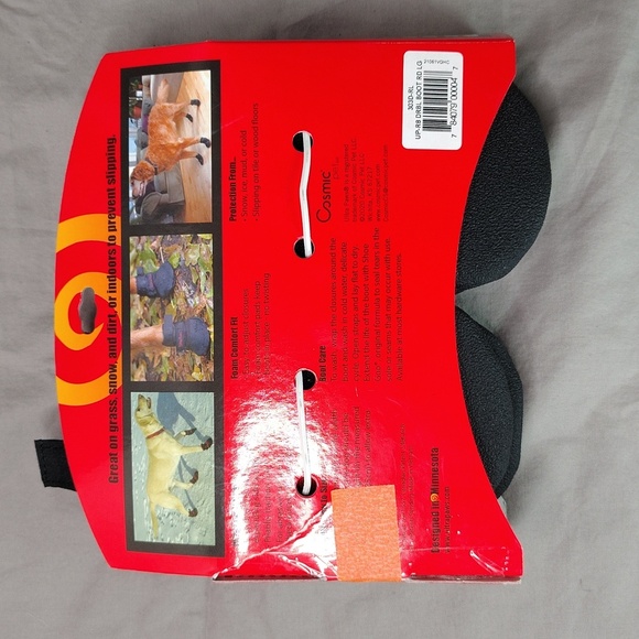 Ultra Paws Dog Boots Size Large Red Black Durable 8/L Winter New - Picture 4 of 4